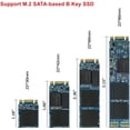 thumbnail image 3 of 4Pcs M.2 NGFF SATA SSD Adapter Card for Upgrade 2012 Year MacBook AIR A1465 A1466, 3 of 5