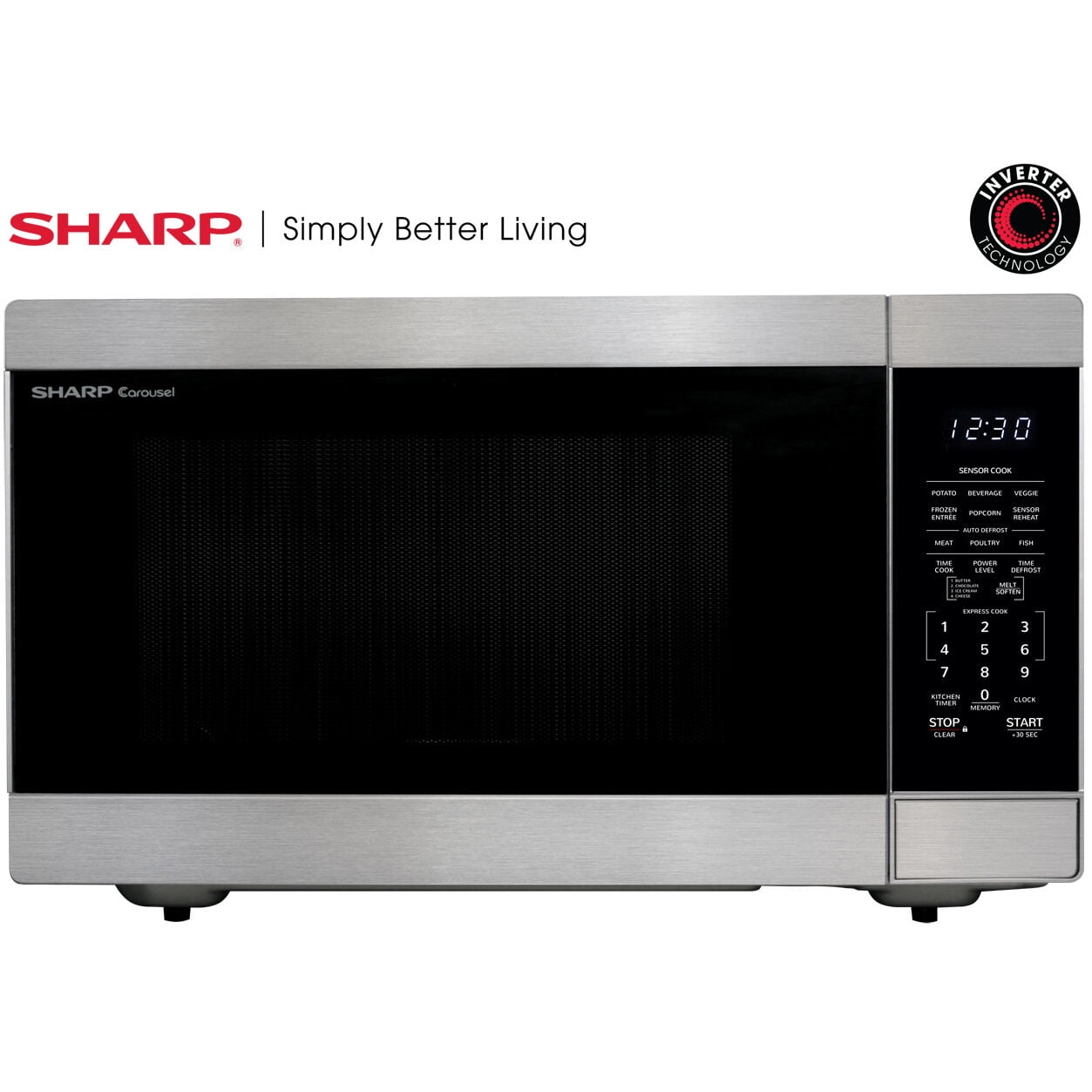 Panasonic 2.2-cu. ft. 1250W Countertop Microwave with Inverter