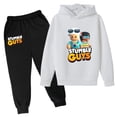 thumbnail image 5 of Sudadera con capucha para niños, abrigo de moda, estampado de viaje de anime para niños y niñas de 3 a 12 años, camiseta y pantalones, conjunto informal con capucha de 2 piezas, 5 of 5