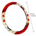 thumbnail image 4 of Seven Starred Iadybird 14.5 Inch Printing PVC Leather Auto Accessories Car Wheel Cover Steering Wheel Covers, 4 of 6