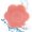 Pink, variant on Silicone Facial Cleansing Brush Waterproof, Flower Shape Suction Cup | Silicone Face Wash Brush for Home Dormitory Beauty Salon, Back Elbow Knee