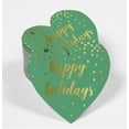 thumbnail image 2 of Inkdotpot Gold Foil Paper Hang Tags Happy Holiday Favor Tags 50 Pieces, 2 of 6