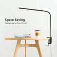 thumbnail image 4 of Lepro Clip on Desk Lamp LED Reading light Dimmable USB Clamp Lamp with 3 Color Modes 10 Brightness, Adjustable Flexible Gooseneck Table Light for Bed Headboard, Workbench, Home Of, 4 of 8