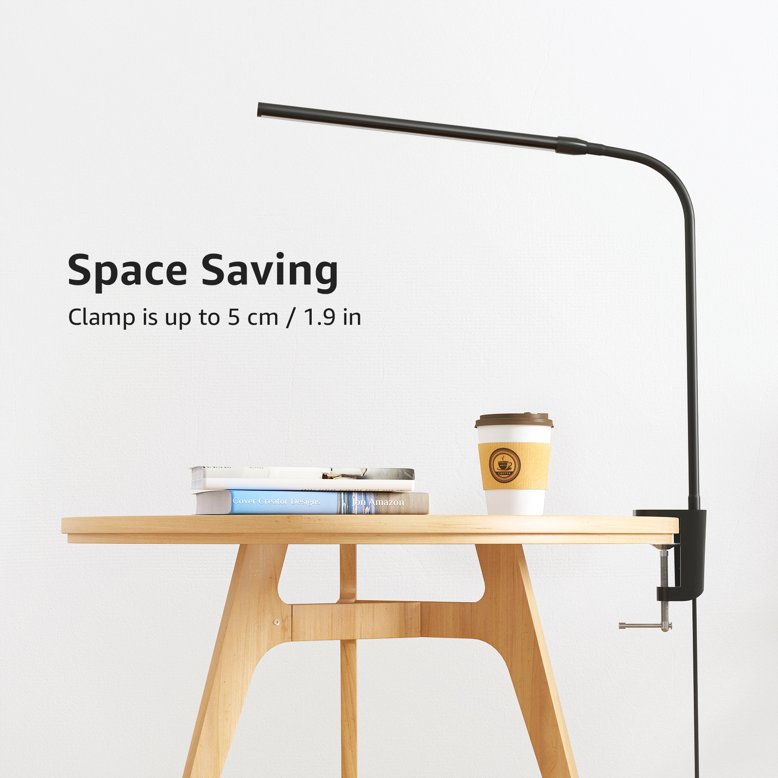 Lepro LED Clip-On Desk Lamp with Gooseneck photo 6