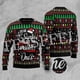 thumbnail image 5 of Suéter feo de punto divertido de Navidad de algodón con diseño de Papá Noel para mascotas, jersey informal vintage de invierno estilo Harajuku, jersey retro de manga larga con impresión 3D, 5 of 5
