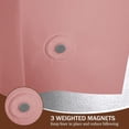 thumbnail image 5 of Debonair Waterproof PEVA Bathroom Shower Curtain Liner With Weighted Bottom - 72" x 72" ,Pink, 5 of 10