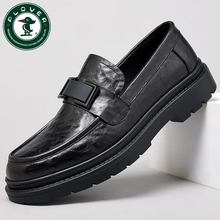 

Men‘s Dress Shoes Classic Slip On Formal Shoes For Wedding Business Party Elevator Shoes