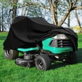 thumbnail image 2 of Lovote Waterproof Riding Lawn Mower Tractor Cover Fits Decks up to 72" Heavy Duty Protector with Storage Bag Black, 2 of 8