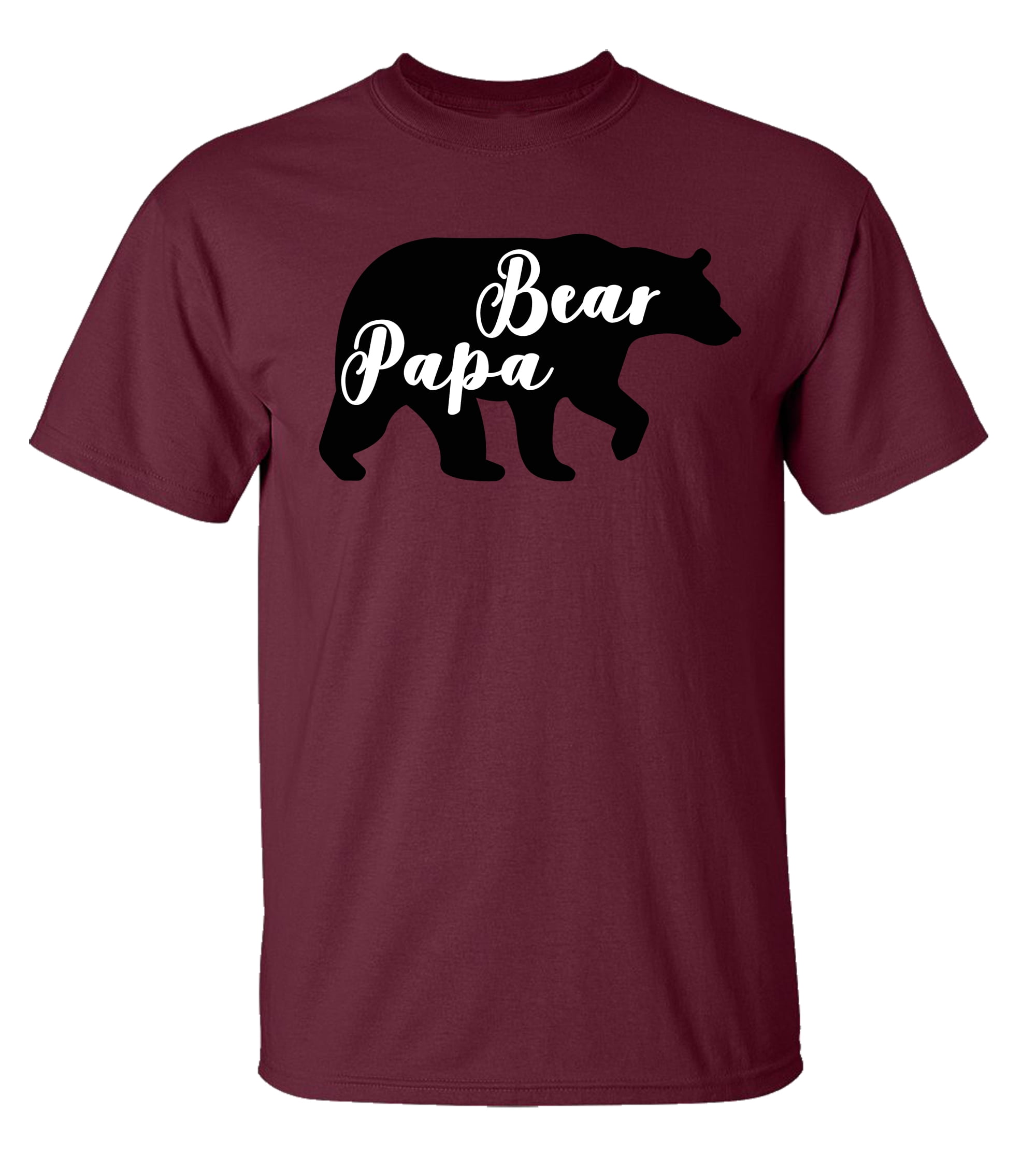 Father's Day Papa Bear Short Sleeve Tee Shirt Charcoal - Bild 14 von 33