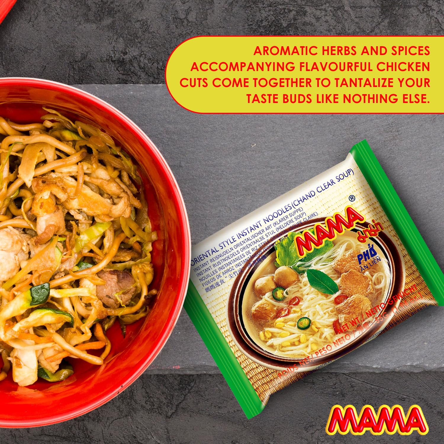 MAMA Oriental Style Instant Noodles – Asian Veggies