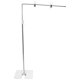 thumbnail image 2 of Stainless Steel Adjustable Poster Stand for Banner Display 1 Set Store Counter Advertisement Display Rack, 2 of 5