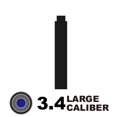 thumbnail image 1 of 10pcs 2.6 / 3.4 Black Universal Fountain Pen Ink Cartridges pen refill 3.4 black, 1 of 6