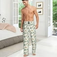 thumbnail image 4 of PISONIC Funny Mens Pajama Pants Lounge Men's Pajama Bottoms Soft Sleep Pants With Pockets Drawstring, 4 of 7