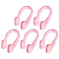 thumbnail image 1 of Pinces à Nez de Natation Roses 5Ensemble 1.4X0.8X0.6In, 1 of 9