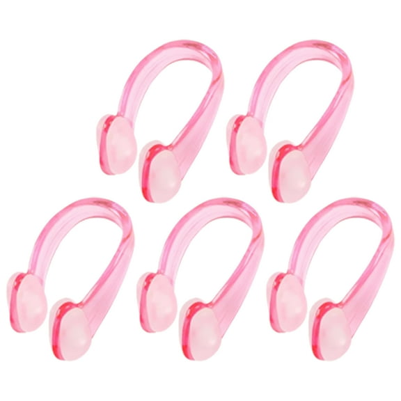 5Pcs Swim Nose Clips for Adults and Kids Nonskid Nose Clips Portable Swim Nose Clips Swim Nose Clamps Nose Plugs for Swimming Lightweight Nose Plugs