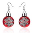 thumbnail image 3 of Pendientes de bola de estrella de color rojo verde de moda vintage Yashi para mujer y niña, 3 of 5