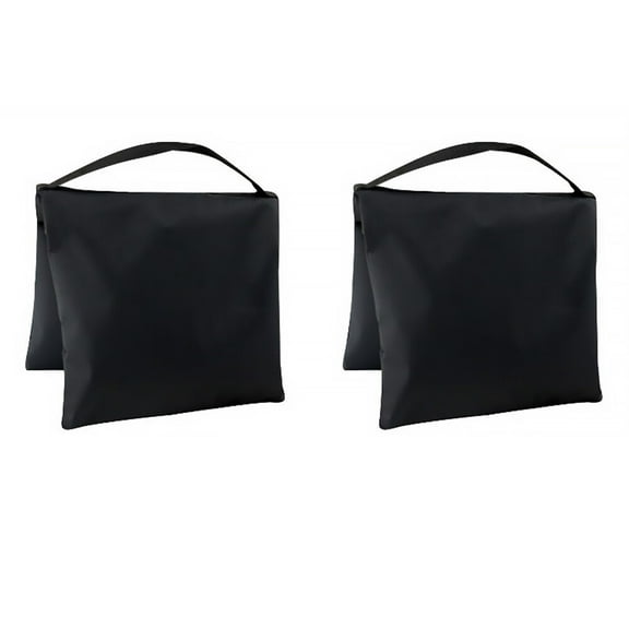 1 Set/2PCS Double Zipper Sandbag Saddle Bag for Tripod Light Stand Boom Arm