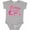 AC-Heather Grey, variant on My Nanny Loves Me Girls Baby Bodysuit
