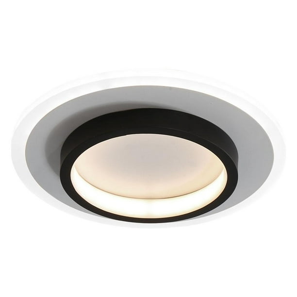 Lámpara de techo LED moderna, lámpara de techo de montaje empotrado de Cálida redonda blanca Zulema Luz de techo moderna
