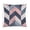 Pattern-2, variant on Chevron Pattern, Pastel Colors, Gray, Pink, And Navy Blue Pillowcase 16"x16" Geometrical Chevron Zigzag Stripe Pattern Outdoor Square Pillow Cushion Cases Outside Pillows for Home Bed Sofa