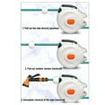 thumbnail image 4 of Retractable Garden Hose Reel, High Pressure Sprayer, Automatic System Heavy Duty Automatic Hose Reel Wall Mount, 4 of 6