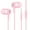 Pink, variant on Joernso L301 Wired Earphone Universal Deep Bass 3.5mm In-ear Earbuds Gaming Headset with Microphone for PC
