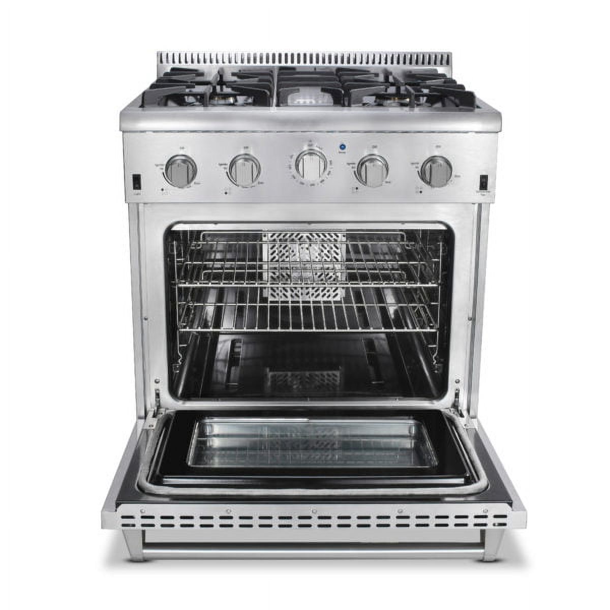 Thor Kitchen 30" Professional Free Standing Dual Fuel Range, Stainless Steel - image 4 of 6