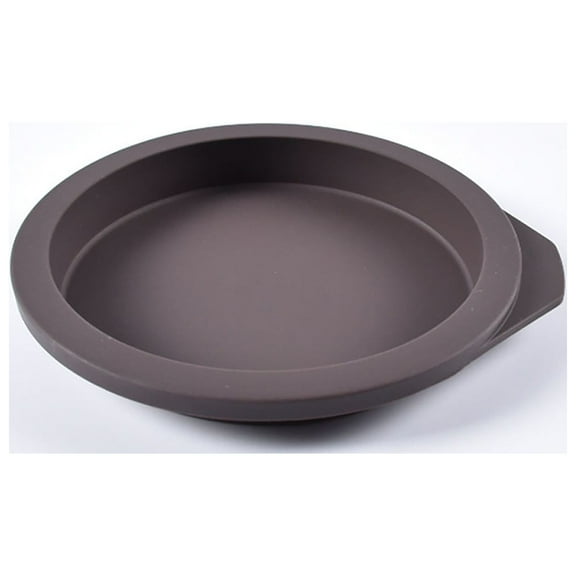 LKZQHMC 4 Inch Silicone Round Cake Pans PCof 1, Non-stick Easy Releasing Mini Cake & Pizza Pans, Flexible BPA Free Silicone Baking Mold for Layer, Mini & Cheese Cake