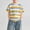 Blue, variant on Cethrio Boys Stripe T-shirts, Casual Short Sleeve Crew Neck Soft Summer Tops Blue Size 14