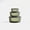 Green, variant on Genicook Stria Plum Round Borosilicate Glass Food Storage Containers Set with Lids(3 Containers)