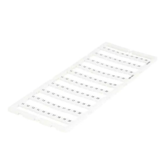 248-503 Connector Label, Snap In For 5mm Wide Terminal Blocks