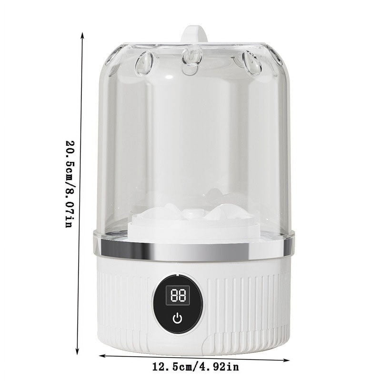 Orangide Laundry Cup Mini Washing Machine, Fully Automatic Wireless Portable for Underwear and Socks, Small Compact Cleaner for Travel