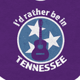 thumbnail image 4 of Inktastic I'd Rather Be in Tennessee Boys or Girls Baby Bib, 4 of 4
