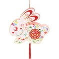 thumbnail image 1 of Miangastore 2pcs Spring Festival Hanging Lanterns Rabbit Shaped Lantern Chinese Style Lantern, 1 of 8
