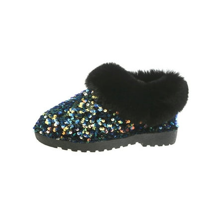 

Fangasis Ladies Casual Flats Plush Lined Non-Slip Moccasin Slippers Driving Comfort Faux Fur Collar Loafers Green 6.5