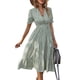 thumbnail image 1 of Vestido con borlas y lazo,Vestido a rayas de verano para mujer, vestido con mangas con volantes, vestido con volantes, rendimiento de primer nivel, 1 of 6