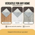 thumbnail image 4 of MAYSHINE - 5' x 8' - Dual Layer Felt + Rubber Rug Pad Grip Cushion | Non Slip Mat Protects Hard Floors, Secures Rug Position, and Reduces Noise, 4 of 4