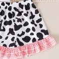 thumbnail image 4 of HCNTES Girls Baby Children Summer Dress Ruffle Hem Casual Beach Dress for Toddler Little Big Kids 2T 3T 4T Spring Summer(18-24 Months,F02-Black), 4 of 7