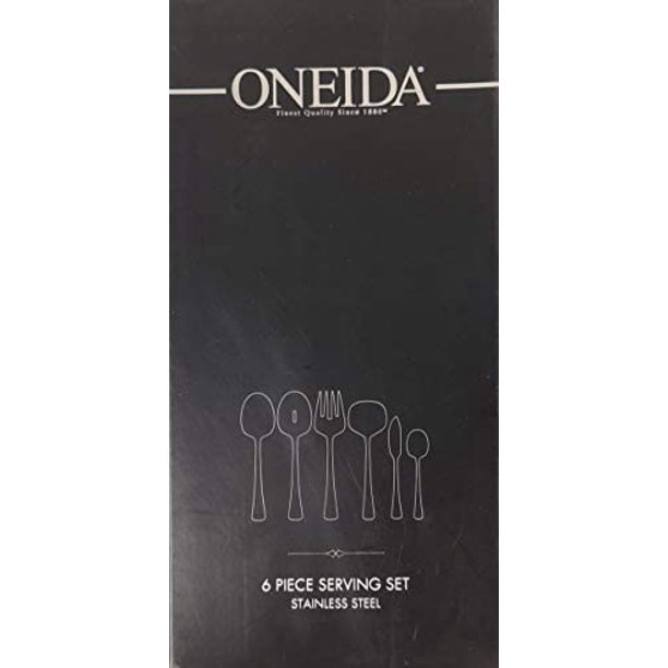 Oneida Clariat 6 Piece Serving Set 18/10 Stainless Steel