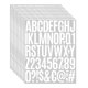 thumbnail image 1 of Stickers de vinilo con letras Jiepuxiter de 2" impermeables, 500 piezas, 1 of 8