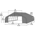 thumbnail image 4 of Shelterlogic 22' x 24' x12' Peak Style Shelter, Gray, 4 of 12
