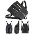 thumbnail image 4 of Gustave Flap Anti Theft Backpack Purse for Women Fashion Drawstring Daypack Casual Travel Backpack Nylon Waterproof Shoulder Bag "Black", 4 of 7