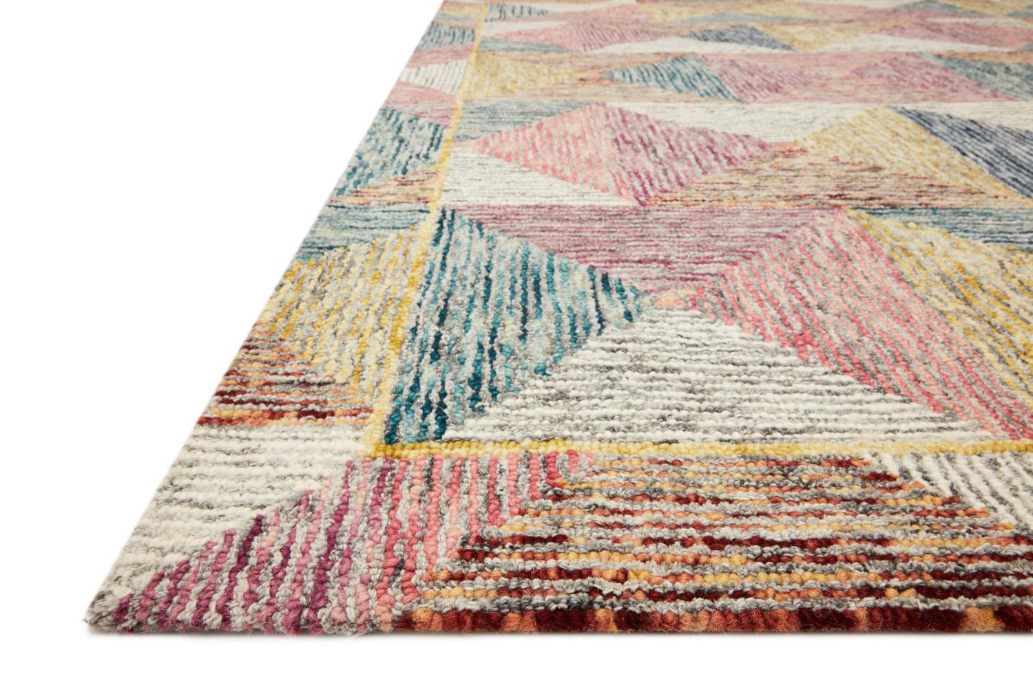 Loloi Spectrum Geometric Silver / Fiesta Area Rug