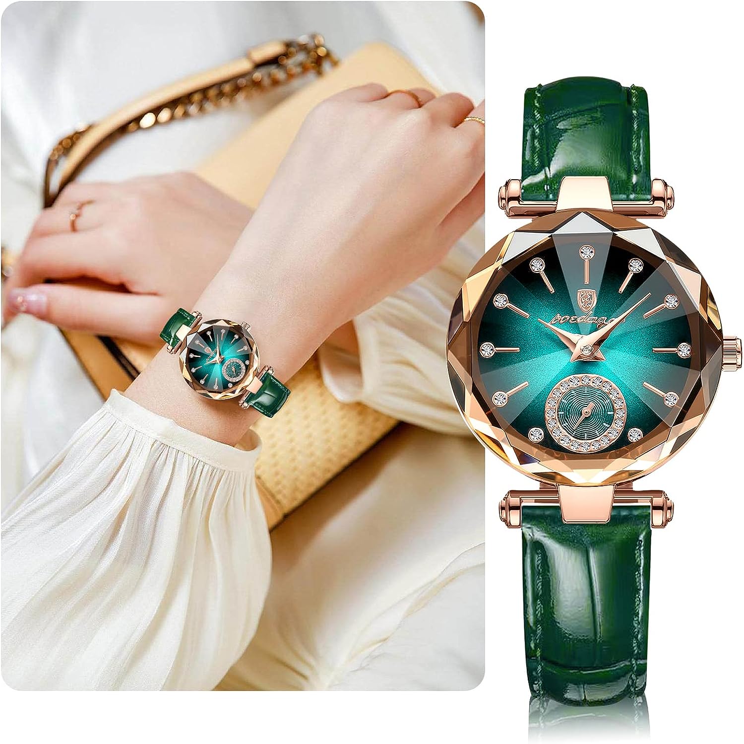 Watches for Women with Elegant Leather Strap, Fashion Analog  display picture 2