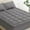 Dark Grey, variant on decorUhome Quilted Fitted Queen Mattress Pad, Elastic Mattress Topper, Cooling Soft Mattress Cover Stretches up to 21” Deep, Machine Washable Mattress Protector (60x80 inch, White)