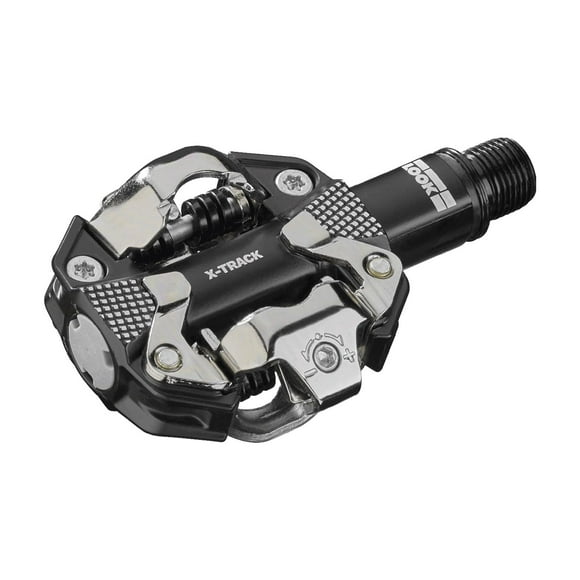 LOOK cycle - X-Track MTB Bike Pedals - Standard SPD Mechanism compatible - clipless Pedal - Aluminium Body - Double-Sealed chromoly+ Axle - Robust and Fluid Bike Pedals