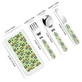 thumbnail image 2 of Gaeub Cute Panda Bear In Greenery Forest Print 3-Piece Children Knife Spoon Fork Set,Stainless Steel Child Flatware Set,Kids Utensils Set with Case for Lunch Box (Fork Spoon Knife Combo), 2 of 8