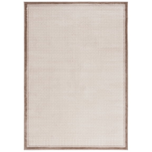SAFAVIEH Prestige Clarisse Bordered Area Rug, Ivory/Brown, 8' x 10'