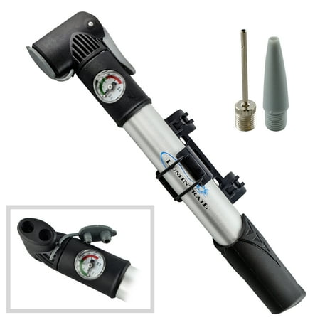 - Lumintrail Hand Air Pump All Sports Ball Inflator with Built-in Pressure Gauge