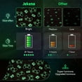 thumbnail image 4 of Jekeno Glow in The Dark Blanket Game Controller Throw Gamer Gift Toys for Kids Boys Teen Adults Gaming Decor for Bedroom Living Room Soft Cozy Fluffy Luminous Blanket Grey 50"x60", 4 of 9